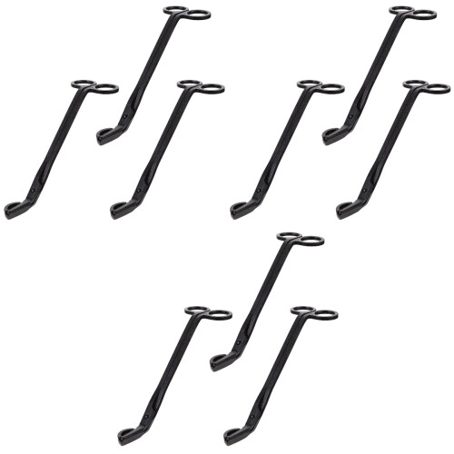 9Pièces Coupe-Mèches En Acier Inoxydable Noir Robustes Pour Bougies 2