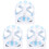 3Pièces Accessoire Hamster Couleurs Avec Base Stable Pour Cage 4