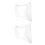4Pièces Coussin Gonflable Outdoor Transparent PVC Portable 2