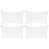 4Pièces Coussin Gonflable Outdoor Transparent PVC Portable 4