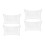 4Pièces Coussin Gonflable Outdoor Transparent PVC Portable 6