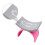 5Pièces Coussin Main Rose Silicone Confort Durable 11