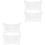 4Pièces Coussin Gonflable Outdoor Transparent PVC Portable 5
