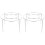 2Pièces Support Cuisson Résistant Acier Inoxydable Pour 4