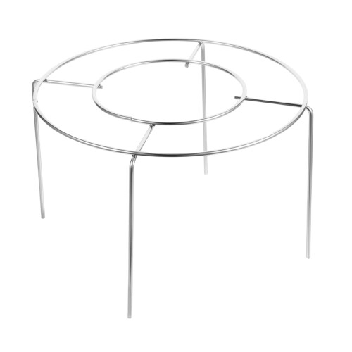 2Pièces Support Cuisson Résistant Acier Inoxydable Pour 2