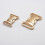 4Pièces Boucles Métal Accessoire Ceinture Sac Élégant Résistant 8
