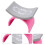 5Pièces Coussin Main Rose Silicone Confort Durable 6