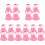 20Pièces Bottines Chat Silicone Rose Protègent 4