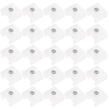 500Pièces Clips LED Blancs Pour LED, Fixation Rapide