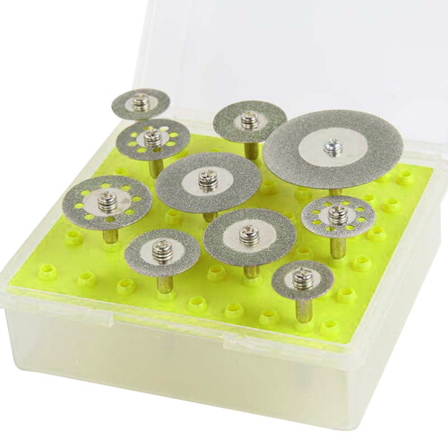 2Pièces Disques Diamant Gris Pour Découpe Précise