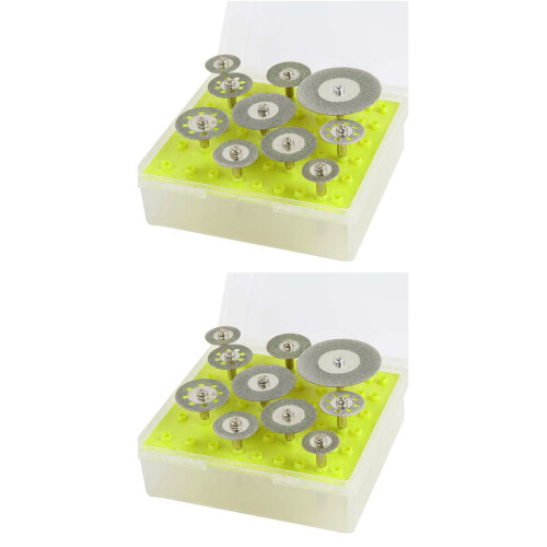 2Pièces Disques Diamant Gris Pour Découpe Précise 2