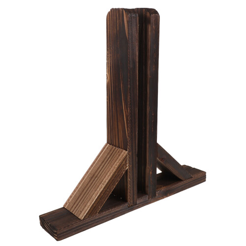 3Pièces Support En Bois Durable Pour Clôture De Jardin Parc 2