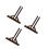 3Pièces Support En Bois Durable Pour Clôture De Jardin Parc 7