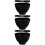 3Ensembles Bols Silicone Doux Outil Pour DIY 6
