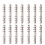 20Pièces Porte-Documents Métal 6 Trous Argent Utilisation 1