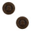 2Pièces Couvercles Bocal Fermenting Marron Usage Céramique 5
