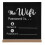 5Pièces Plaques WiFi Bois Noires - Password Maison Pro 1