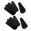 30Pièces Manchons Ciseaux PU Noir Protection Précise Pour 2