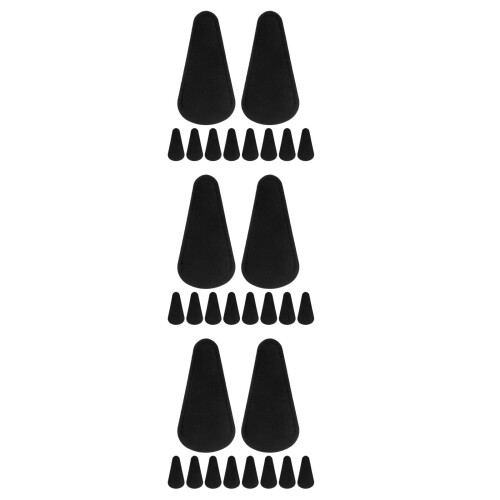 30Pièces Manchons Ciseaux PU Noir Protection Précise Pour 2