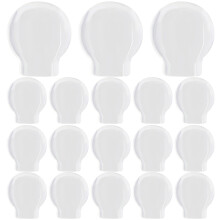 200Pièces Boucles D'oreilles Silicone Transparente