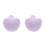 2Pièces Tampon Taches Réalistes Violet Silicone Usage Débutant 7