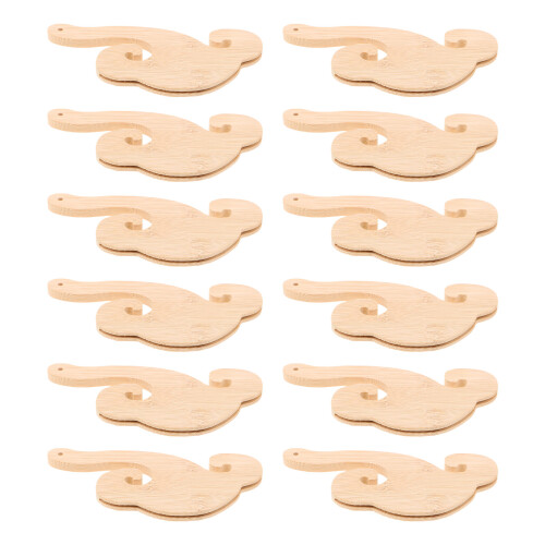 60Pièces Poignées En Bois Pour Éventails, Confort Et Style Tradition 2