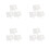 12Pièces Kit Bops Transparent Broches DIY Décoration Unique 8