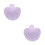 2Pièces Tampon Taches Réalistes Violet Silicone Usage Débutant 10
