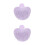 2Pièces Tampon Taches Réalistes Violet Silicone Usage Débutant 5