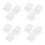12Pièces Kit Bops Transparent Broches DIY Décoration Unique 10