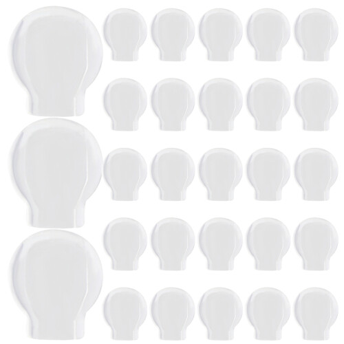 200Pièces Boucles D'oreilles Silicone Transparente 2