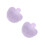 2Pièces Tampon Taches Réalistes Violet Silicone Usage Débutant 8