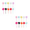 20Pièces Stylos Originaux Pompon Doux Plastique Pour Fun 5