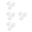 12Pièces Kit Bops Transparent Broches DIY Décoration Unique 9