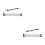2Pièces Strip Silicone Décoratif Compatible Pièce 8