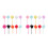 20Pièces Stylos Originaux Pompon Doux Plastique Pour Fun 8