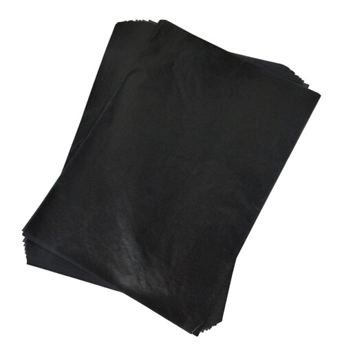 100Pièces Papier De Transfert Noir Pour Gravure Sur Bois