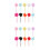 20Pièces Stylos Originaux Pompon Doux Plastique Pour Fun 3