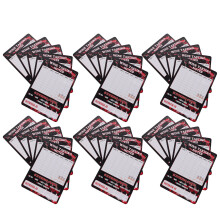 150Pièces Cartes Feedback Vin Événements Élégantes Papier Rouge Sombre