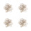 200Pcs Beige Wooden Sewing Thread Organizer Bobbins for DIY Projects 7