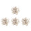 200Pcs Beige Wooden Sewing Thread Organizer Bobbins for DIY Projects 8
