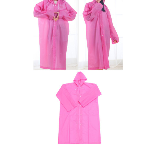 1Pièces Poncho Transparent Adulte Jetable Résistant 1