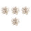 200Pcs Beige Wooden Sewing Thread Organizer Bobbins for DIY Projects 9