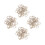 200Pcs Beige Wooden Sewing Thread Organizer Bobbins for DIY Projects 10