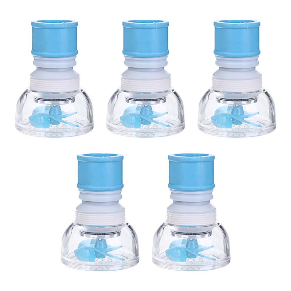 10Pcs Blue Splashproof Nozzle Tap Extender Water-Saving Kitchen Faucet 3272744681723