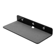 3Pièces Support Enceinte Mural Et Bureau Noir