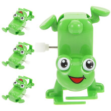 12Pcs Plastic Wind Up Frog Toys Fun Clockwork Toys Great Gift for Boys