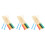 15Pairs Performance Drum Sticks Maple Wood Assorted Color Mallets 6