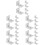 30Pièces Attaches Adhésives Facile Pose 8