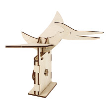 5Sets Kids DIY 3D Wooden Dinosaur Puzzle Kit Educational Handcraft Toy